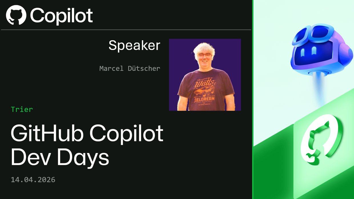 Marcel Dütscher als Speaker