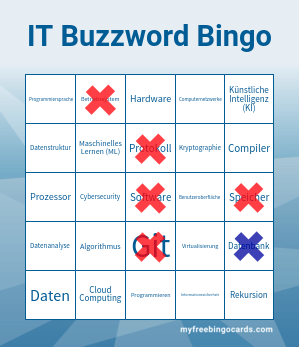 Old Buzzword Bingo Interface